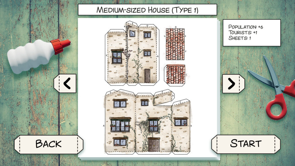 Gameplay in Cutout Village