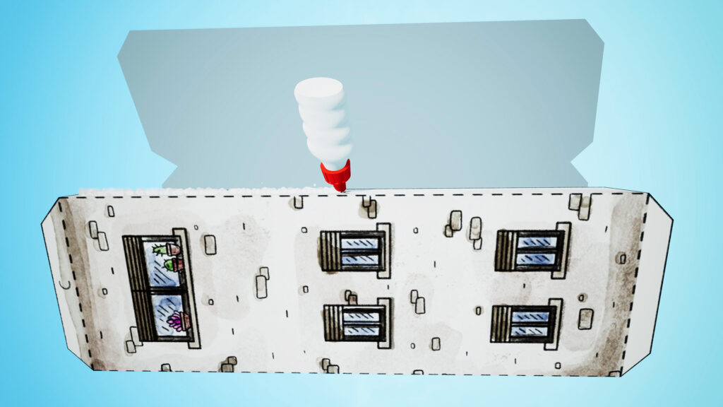 Gameplay in Cutout Village