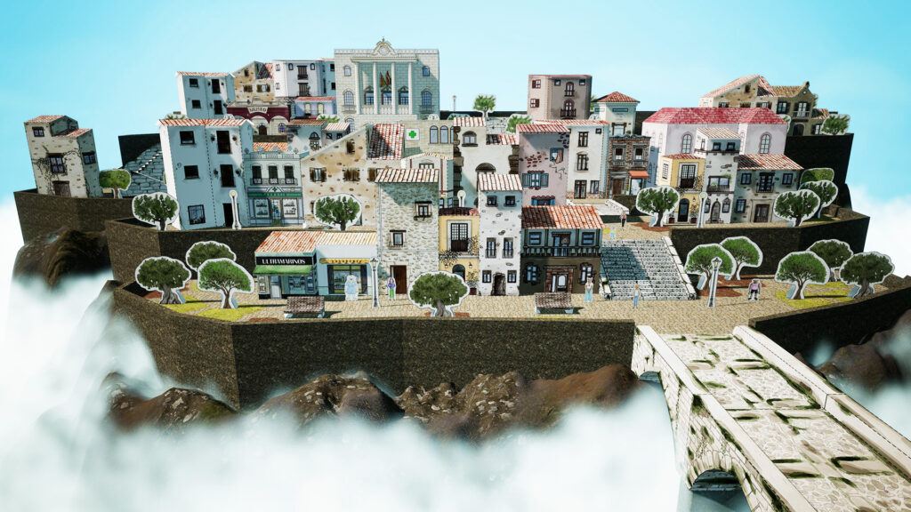 Gameplay in Cutout Village