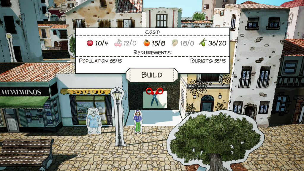 Gameplay in Cutout Village