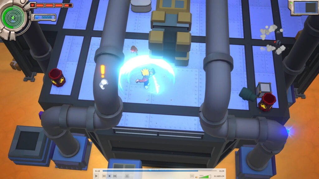 Screenshot von Tales of the Laser Knightsange