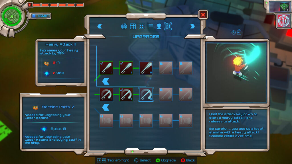 Screenshot von Tales of the Laser Knightsange